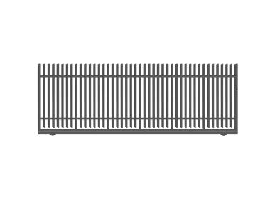 Zdjęcie: Brama przesuwna bez przeciwwagi Anika 4,00 m, 1,50 m, z zamkiem hakowym, lewa POLBRAM