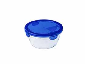 Naczynie żaroodporne 20 cm z pokrwyą hermetyczną okragłe PYREX