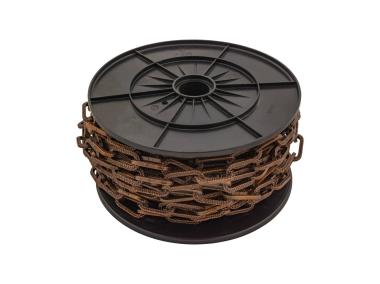 Zdjęcie: Łańcuch dekoracyjny kwadratowa brąz 4 mm, 20 m METRO