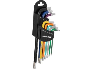 Zdjęcie: Klucze Torx długie kpl. 9 szt. t10-t50, S2, PROLINE