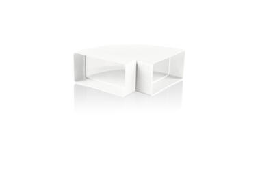 Zdjęcie: Kolanka poziome 90 stopni systemowe 110x55 mm VENTS