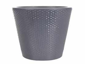 Osłonka doniczkowa doniczkowa 213 - 13 cm ciemny grafit CERMAX