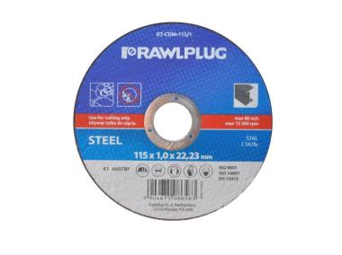 Zdjęcie: Ściernica korundowa do cięcia metalu 125x10x2223 mm RAWLPLUG