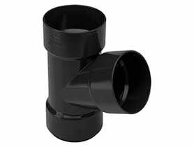 Trójnik dwukielichowy Kanion 110/110x67 mm czarny WAVIN