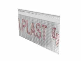Listwa PVC zakończeniowa z siatką BP22 L200 6 mm biała BELLA PLAST