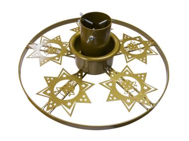 Zdjęcie: Stojak pod choinkę Gwiazdki złoty SŁAWEX