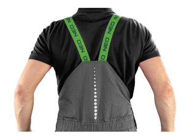 Zdjęcie: Ogrodniczki robocze Premium 100% bawełna, ripstop, rozmiar XL NEO