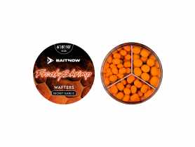 Przynęta wafters do method feeder Freaky Shrimp, rozmiary 6/8/10, 24 g BAITNOW