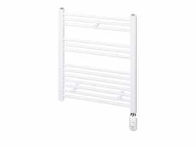 Grzejnik łazienkowy elektryczny Elektra 680x550 mm biały ALPLAST
