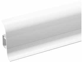 Listwa przypodłogowa PVC Premium Classic 22x59 mm; 2,20 m Biały RAL 9003 Mat CEZAR