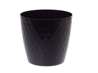 Zdjęcie: Doniczka Cristal 16 cm śliwka GARDEN LIFE