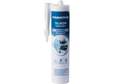 Zdjęcie: Silikon sanitarny bezbarwny 300 ml RAWLPLUG