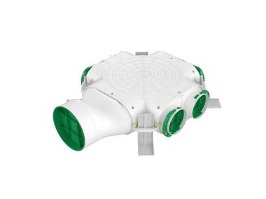 Skrzynka rozdzielcza boczna fi125-6x75 AWENTA PRO