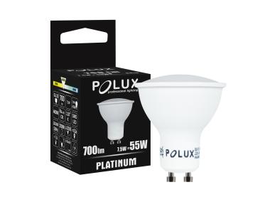 Zdjęcie: Żarówka LED GU10 SMD 7,8 W DW 700 lm Platinum POLUX