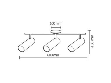 Zdjęcie: Lampa sufitowa LED Gavi 3x4.5 W biała POLUX