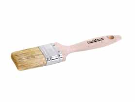Pędzel płaski 70 mm, grubość 12, jasna szczecina chińska, trzonek drewniany COLOR EXPERT