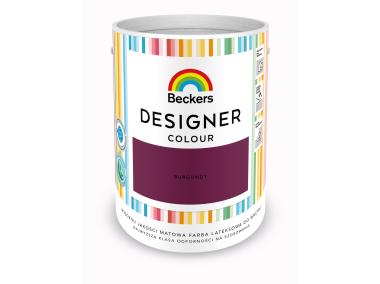 Zdjęcie: Farba lateksowa Designer Colour Burgundy 5 L BECKERS