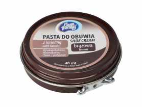 Pasta do obuwia brązowa 40 ml CLEAN THERAPY