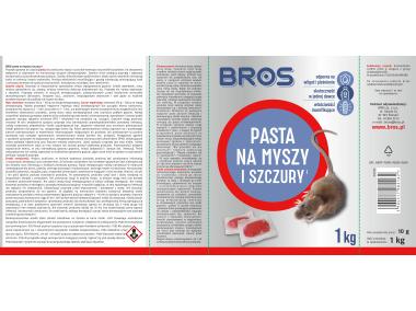 Zdjęcie: Pasta na myszy i szczury 1 kg BROS