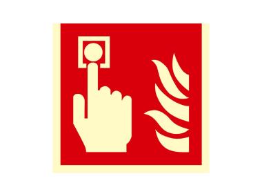 Zdjęcie: Oznaczenie "Uruchamianie ręczne" 15x15 cm METRO