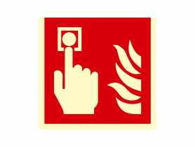 Oznaczenie "Uruchamianie ręczne" 15x15 cm METRO