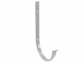 Hak metalowy PVC 180 mm ciemnopopielaty GALECO