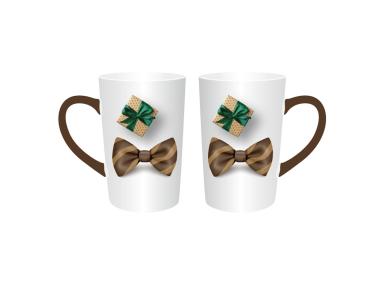 Zdjęcie: Zestaw kubek stożek wysoki 430 ml z muchą ALTOM DESIGN