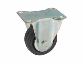 Zestaw jezdny stały 80 mm, 80 kg koło czarne METRO