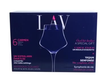 Zdjęcie: Kieliszki na wino Carmen 350 ml - 6 szt. SMART KITCHEN GLASS