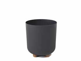 Donica Sofia 19 cm antracytowa LAMELA PLASTIC