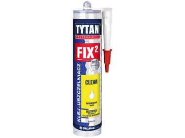 Zdjęcie: Klej uszczelniający w tubce bezbarwny Fix2 290 ml TYTAN