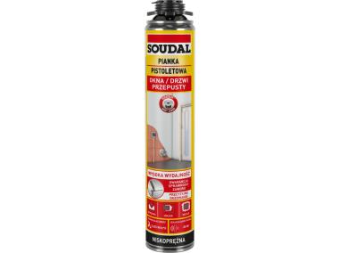 Zdjęcie: Pianka montażowa pistoletowa 750 ml żółta SOUDAL