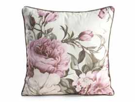 Poszewka dekoracyjna Peony 45x45 cm kremowo-różowa EUROFIRANY