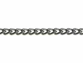 Łańcuszek pancerny mosiądzowany 1,2x3,6 mm, 25 mb HSI