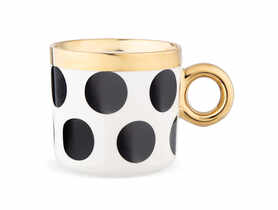 Kubek Palazzo 350 ml dekorowany koła ALTOMDESIGN