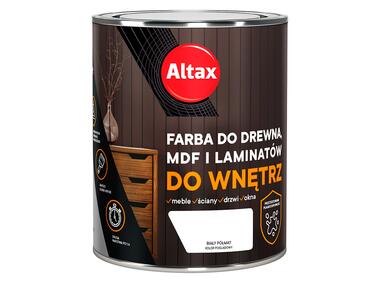Zdjęcie: Farba do drewna,MDF i laminatów do wnętrz 0,75 L biały półmat ALTAX