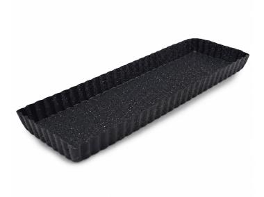 Zdjęcie: Blacha do ciasta nieprzywieralna forma do tarty wyjmowane dno 35 x 11 cm marmurek MEYERHOFF