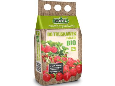 Zdjęcie: Nawóz organiczny do truskawek i malin BIO granulat 3 kg BIOVITA