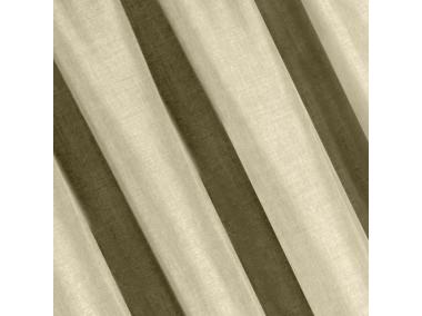 Zdjęcie: Zasłona Amelia 140x270 cm beżowa na taśmie EUROFIRANY