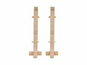 Zakończenia do listwy przypodłogowej Masterline łącznik 1 kpl. 2 szt. Tobacco Mat CEZAR