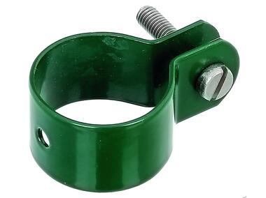 Zdjęcie: Obejma do wspornika ogrodzeniowego zielona 34 mm ALBERTS