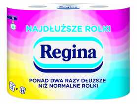 Papier toaletowy Najdłuższe Rolki 4 rolki REGINA