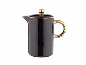 Imbryk Palazzo 500 ml czarny w opasce ALTOMDESIGN