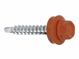 Wkręty do blachy farmery 4,8x25 mm zielone WKRĘT-MET