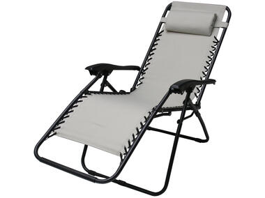 Zdjęcie: Fotel ogrodowy Relax jasnoszary PATIO