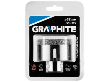 Zdjęcie: Otwornica diamentowa 68 mm x M14 GRAPHITE