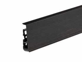 Listwa przypodłogowa PVC Hi Line Prestige 2,2x7,5 cm 2,50 m Wenge Ciemny Mat CEZAR