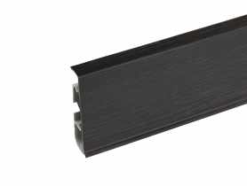 Listwa przypodłogowa PVC Hi Line Prestige 2,2x7,5 cm 2,50 m Wenge Ciemny Mat CEZAR