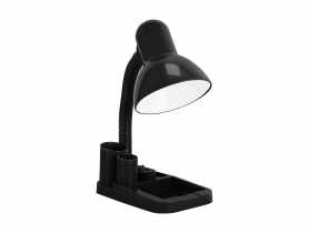 Lampka biurkowa Idol E27 kolor czarny max 15 W STRUHM