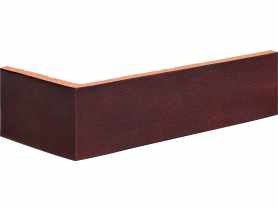 Płytka klinkierowa kątowa 120/250x65x10 mm karmazynowa wyspa gatunek I KING KLINKER